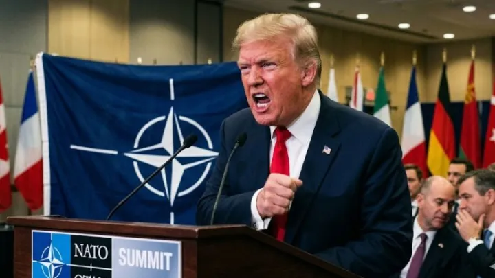 ترامب يهدد بالانسحاب من الناتو ويصفه بـ “نمر من ورق” على خلفية الحرب مع إيران